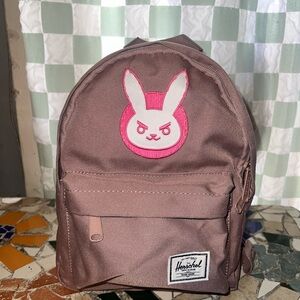Herschel Supply Company Kids Backpack with Bunny Patch - Brown and Pink